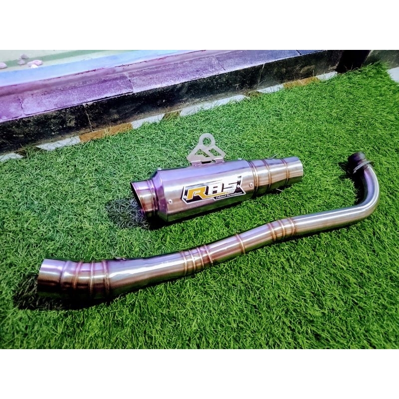 KNALPOT ROAD RACE DRAG SLEEP ENGINE LEHER STANDAR