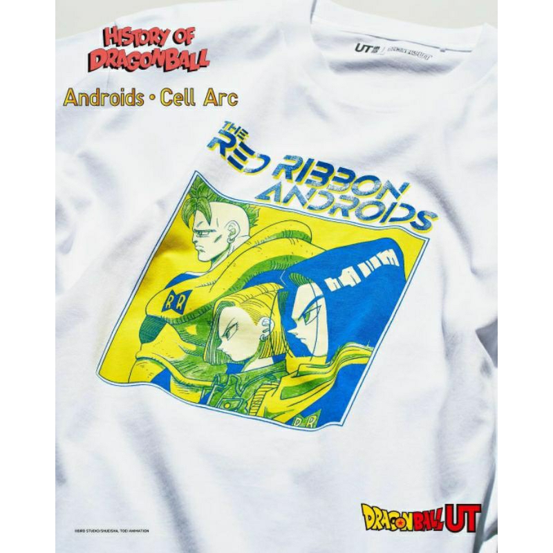 kaos uniqlo dragon ball original kaos ut anime pria