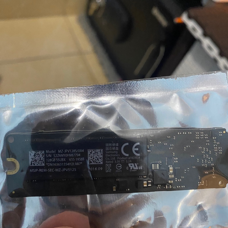 ssd Macbook pro 2016 second