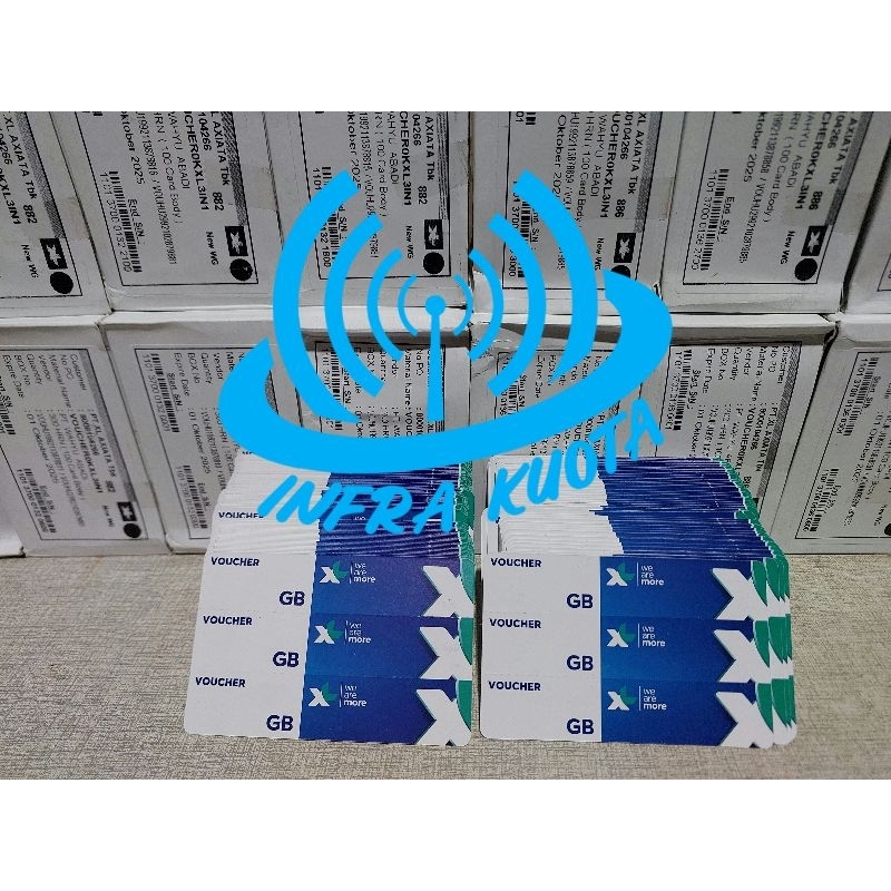 GROSIR MURAH Voucher Kosong XL Rp.60/Pcs
