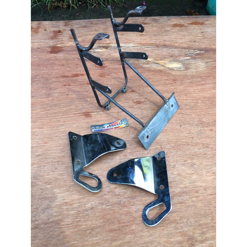 Breket tralis kupingan ninja ss pnp mp tiger verza / tralis kupingan tiger megapro verza pnp lampu n