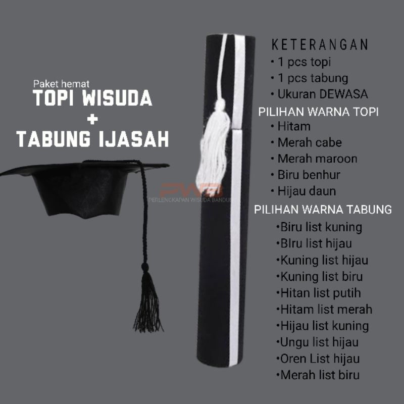 Paket Toga Wisuda / Jual Paket Toga Wisuda / Paket Perlengkapan Wisuda / Toga Wisuda Dewasa