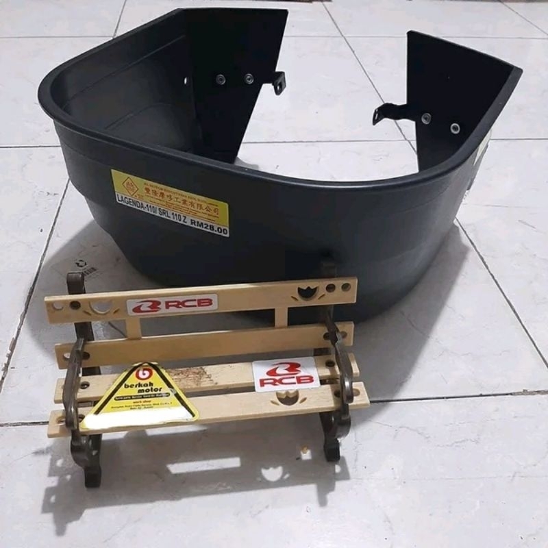 Yamaha Jupiter Lagenda SRL 110 Z keranjang plastik tengah bagasi sayur