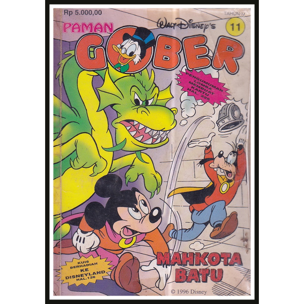 Komik Paman Gober No 11 Tahun IV - Mahkota Batu