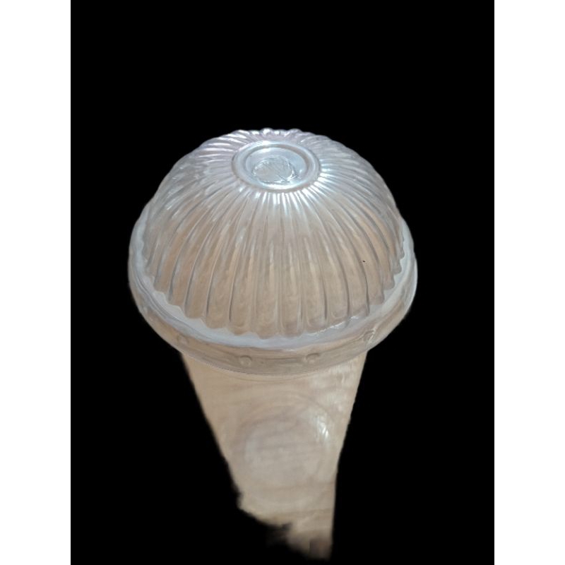 Tutup Gelas Cup Plastik Cembung Ulir Tebal isi 50 pcs