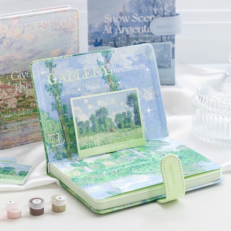 

ghg LOOOOPY Buku Catatan Unik Penutup / Notebook / Full Color Buku Diary Rosyposy Nature Pemandangan