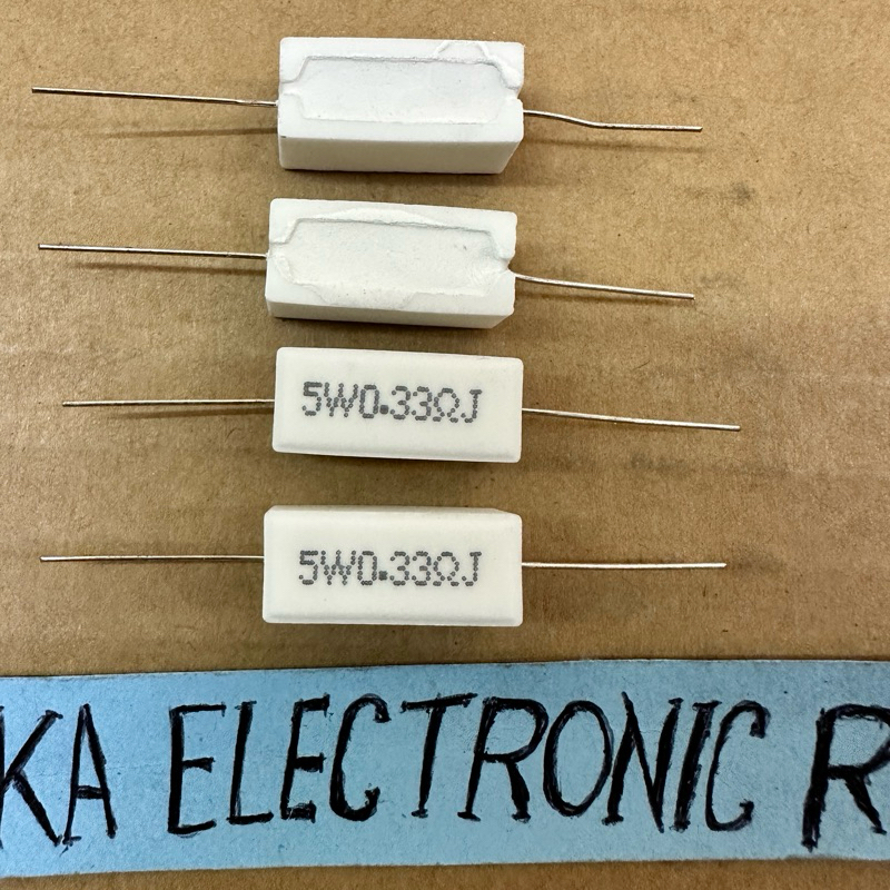 RESISTOR 5 WATT 0,33 OHM 5WATT RESISTOR KAPUR
