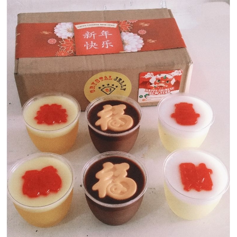 

Hampers Imlek Pudding Set (6 cup + filling Fla)