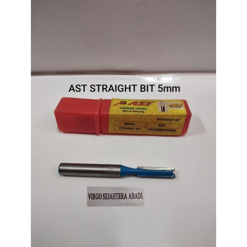 AST MATA ROUTER STRAIGHT BITS MATA PROFIL AS 1/4"