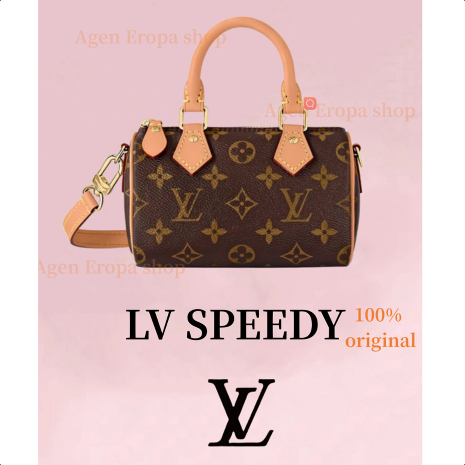 LV Louis Vuitton  SPEEDY Pillow Bag Wide Shoulder Strap Crossbody Bag Single Shoulder Bag Women's Ba