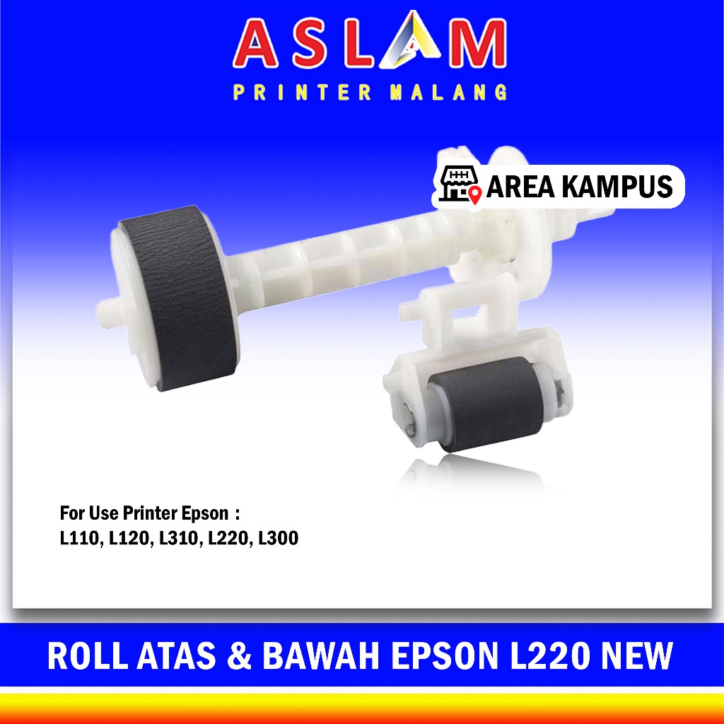 Original ASF Atas Bawah Epson L121 L120 L550 Roller Penarik kertas Printer L210 L380 L360 spe