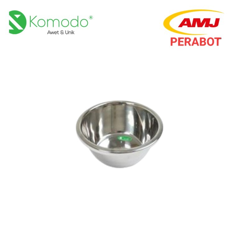 KOMODO Baskom Stainless Baskom Tebal Baskom Elegant 20 Cm