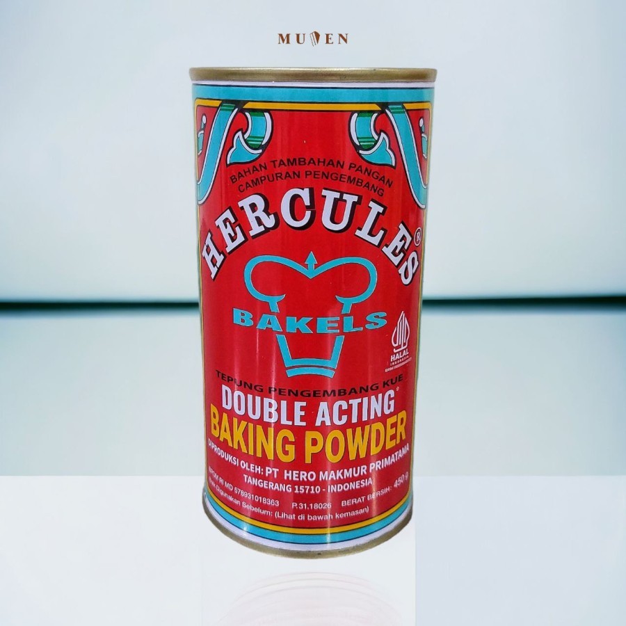 

HERCULES DOUBLE ACTING BAKING POWDER 450 GR