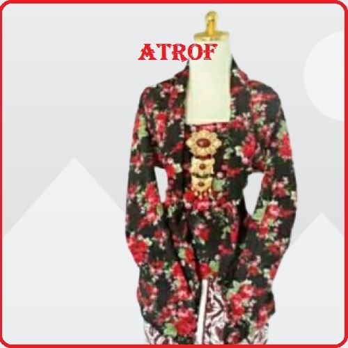 Kebaya Kutu Baru Motif Kembang Batu - Kebaya Kembang Batu /Kebaya Kembang Dewasa / Kebaya Kutubaru