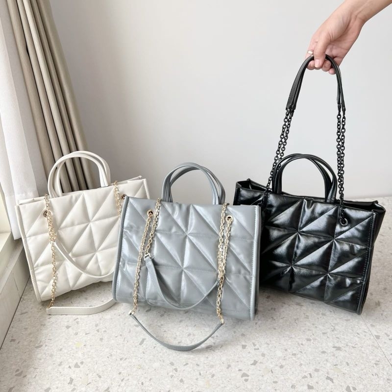 PROMO Tas Pedro selempang bahu hitam putih abu