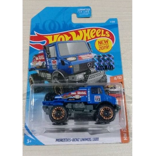 hot wheels mercedes benz unimog 1300