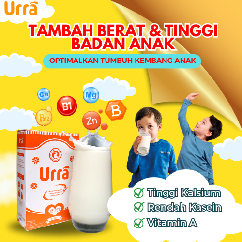 

Urra susu kambing Bantu Untuk Penambah Berat Badan & Tinggi Badan Anak 200 gram