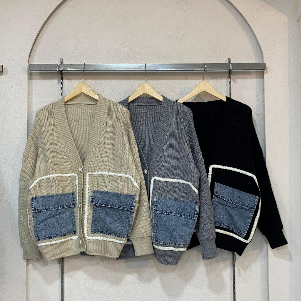 Cardi Import | KOrean Sweater Import | Cardigan Wanita | Cardi Rajut | Sweater Rajut Wanita