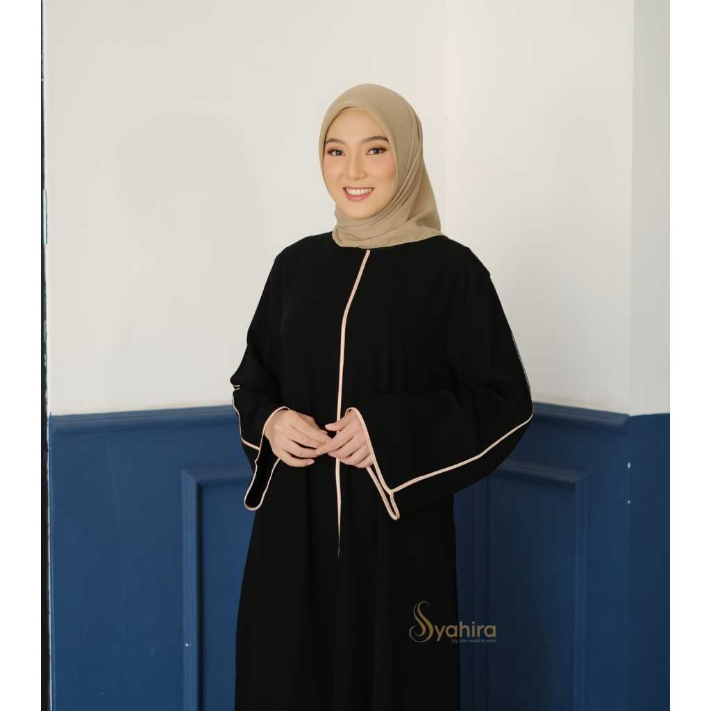 Gamis Abaya hitam Turkey dress hitam arab model gamis terbaru abaya polos jumbo abaya mewah remaja