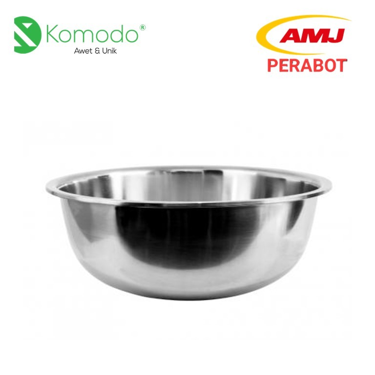 KOMODO Baskom Stainless Baskom Tinggi 38 Cm