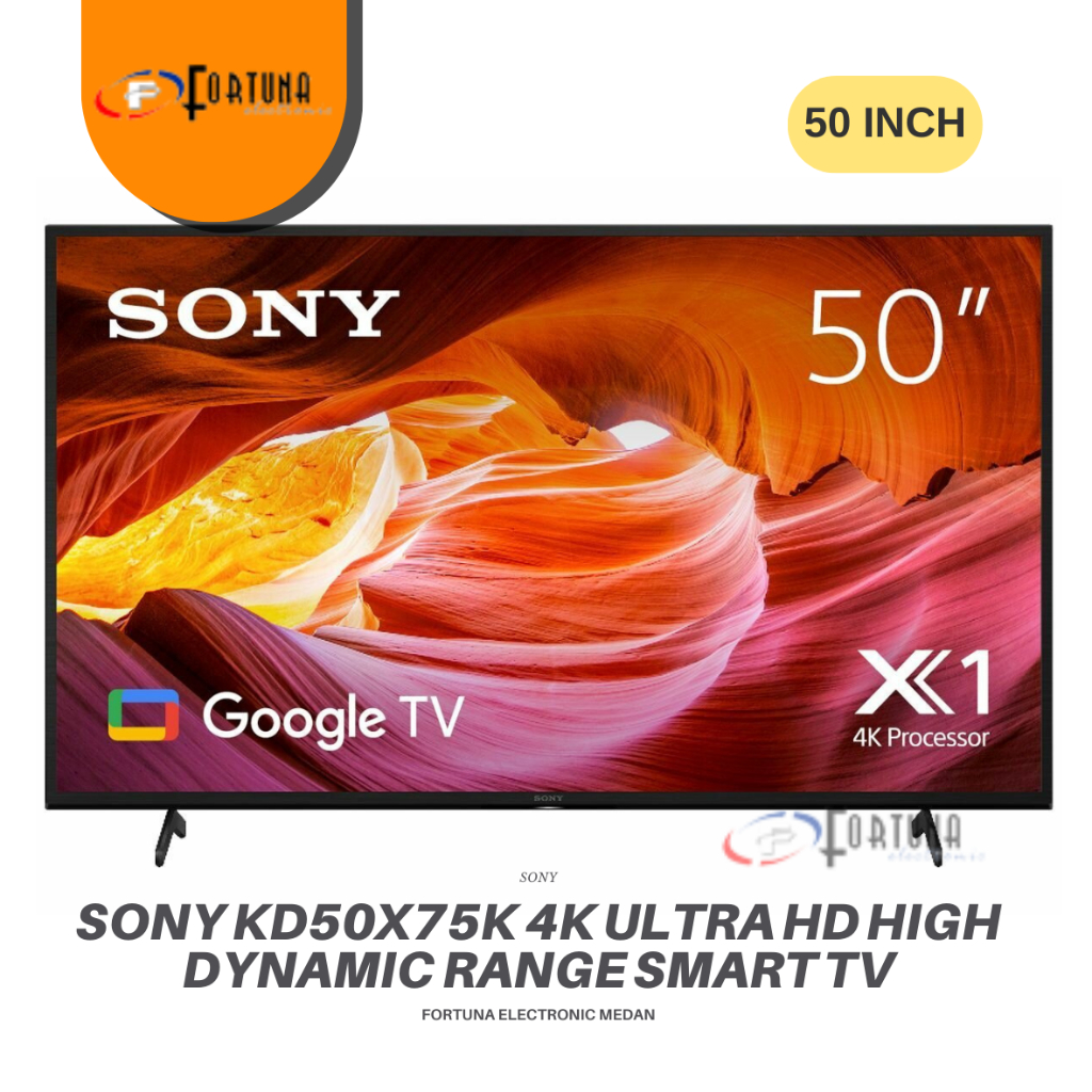 SONY KD-50X75K SONY BRAVIA 50 INCH X75K GOOGLE TV 4K HDR KD50X75K