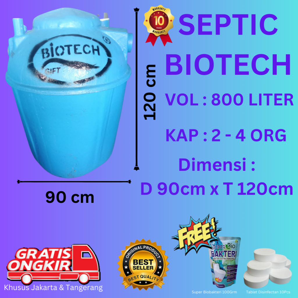 Septictank Biogift Septictank Biotech Gift Bioseptictank