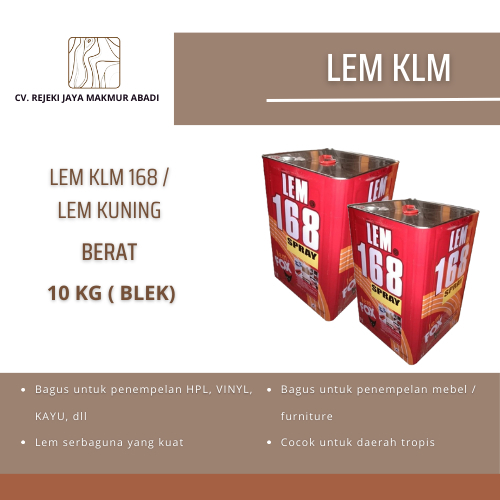 LEM KLM 168 10kg (blek) / Lem Kuning