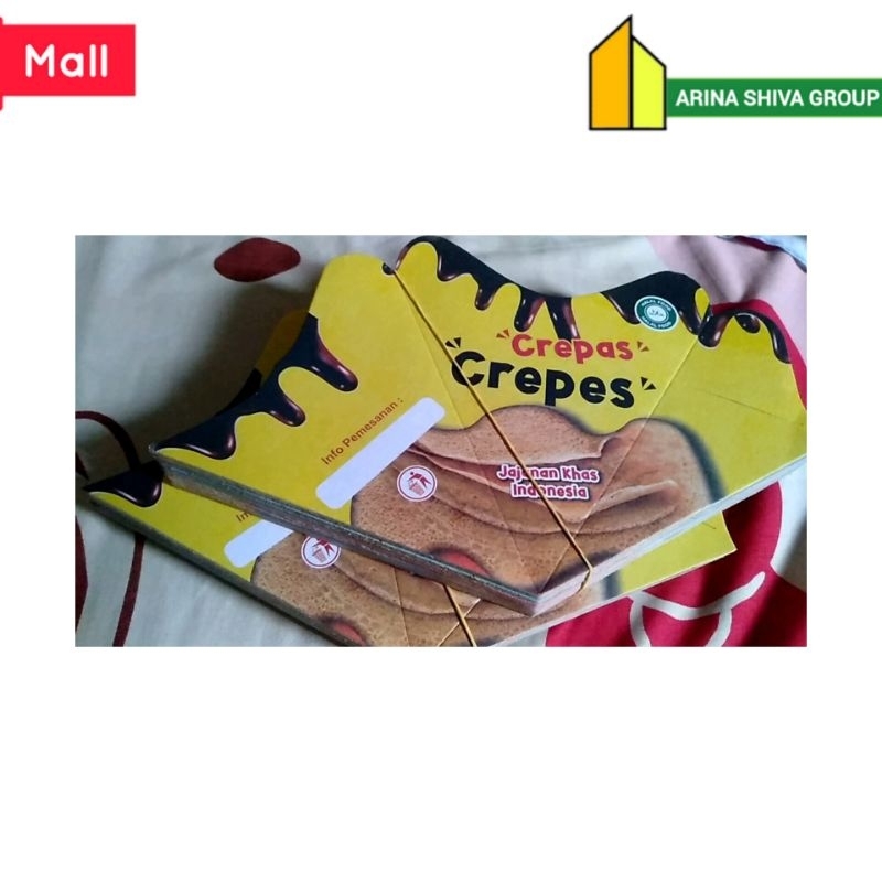 

[PAKET USAHA] 400 LEMBAR KEMASAN CREPES LIPAT JUMBO BAHAN DUPLEK PUTIH SUPER QUALITY | KERTAS LEKER KREPES CRISPY HIGH QUALITY | BOX LEKKER WAFFLE CROFFLE MURAH PRODUK TERBARU | TOKO KEMASAN ONLINE | TOKO ANEKA KEMASAN OFFICIAL | SHIVACORP 2029