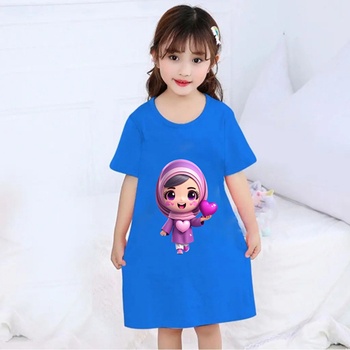 GG Dress Anak Baju Lebaran Ramadhan Dress Anak Fashion MuslimTerbaru Motif Aminah