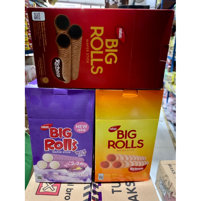 

Nabati Big Rolls Chocolate BOX - Netto 20 bks x 18 gr