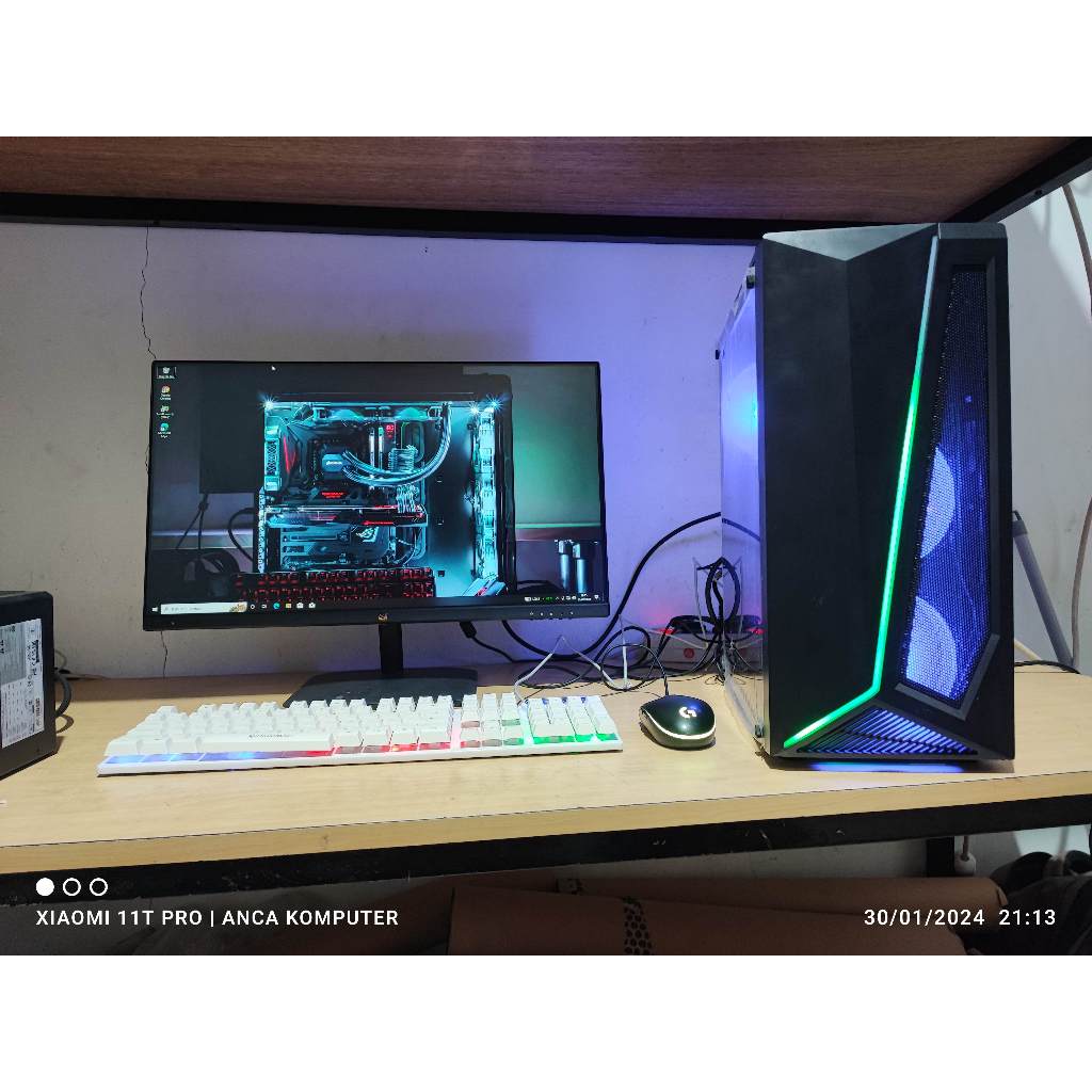 PC Rakitan Gaming & Desain Grafis AMD Ryzen 5 5600G fulset