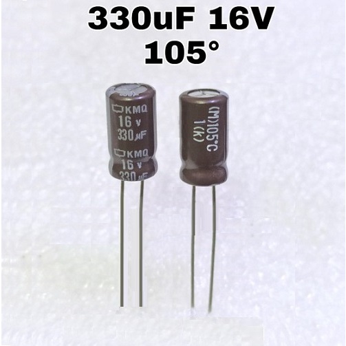 x10 Capacitor Elco 330uf 16v 330/16 330uf/16V Kapasitor Elko 330uf 16v 330 Mikro 16v Isi 10