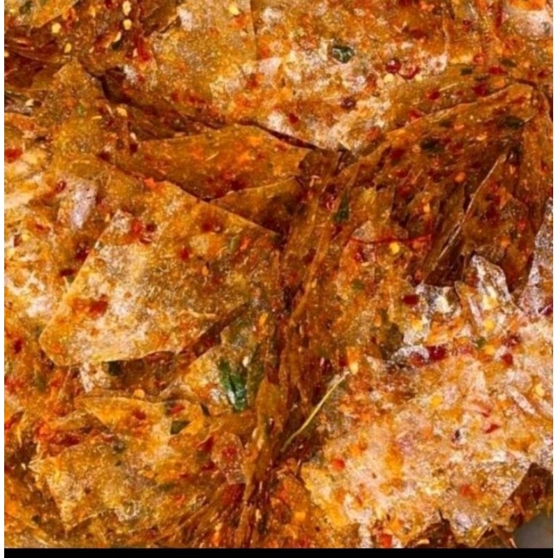 

Keripik kaca 1kg gurih pedas mantul