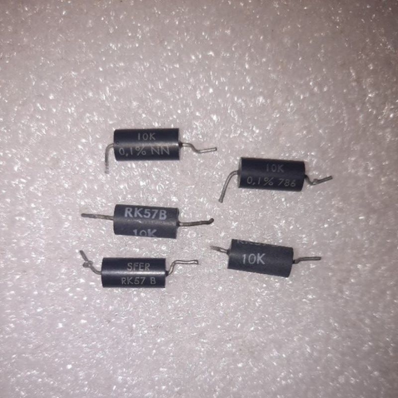 resistor vishay dale sfernice 10k 1/2watt 0,1% , barang bagus buat high end , audio grade termurah b