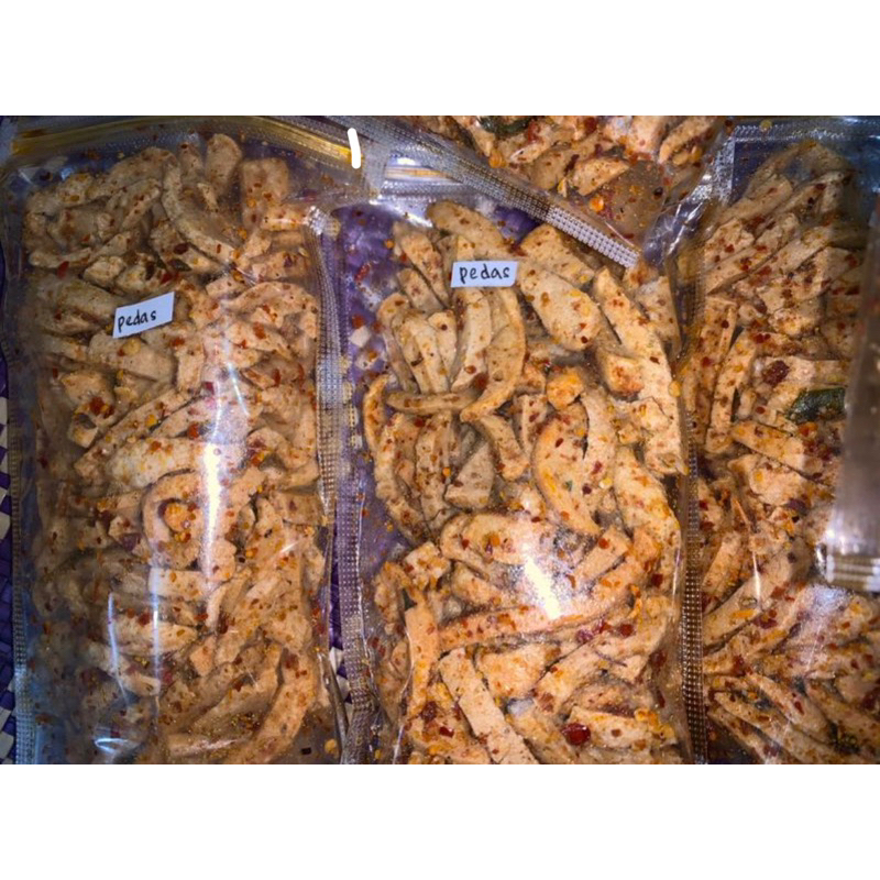 

Basreng pedas daun jeruk