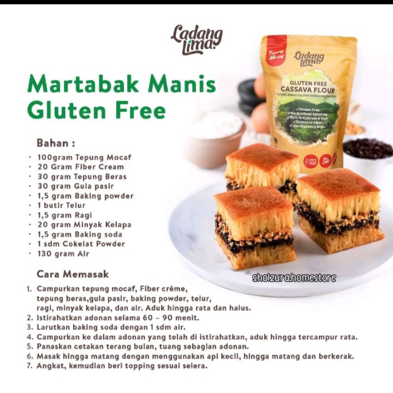 

Tepung Mocaf Ladang Lima 500gr - Tepung Gluten free