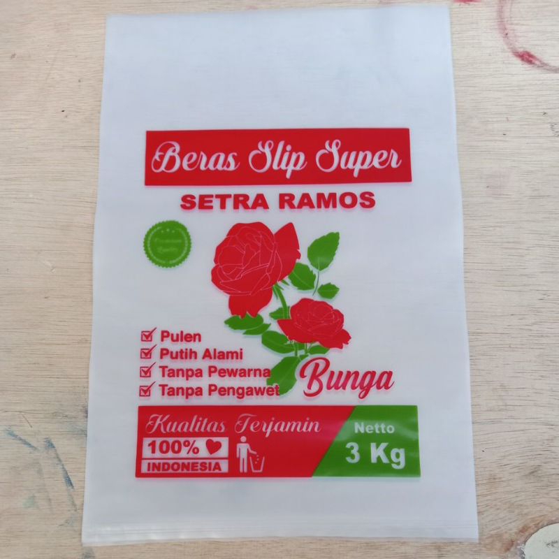 plastik beras 3kg sentra ramos