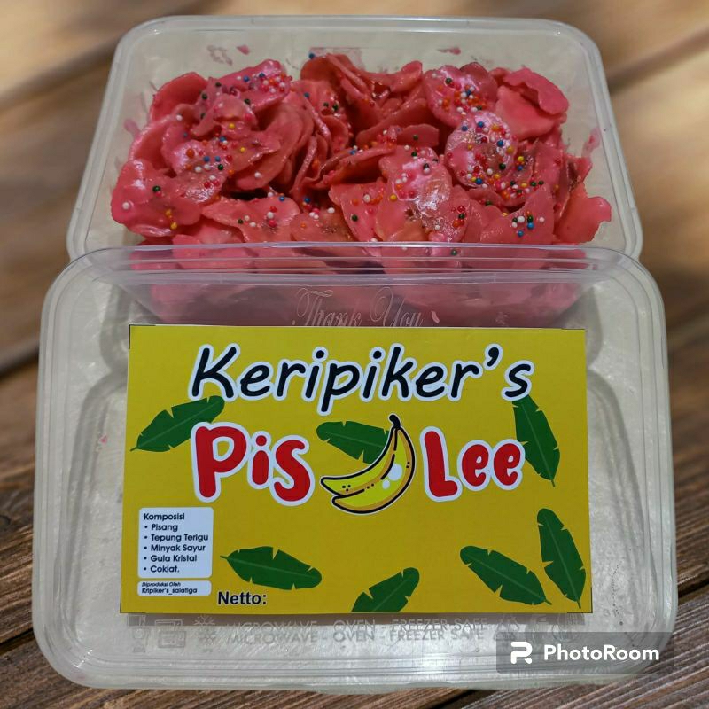 

Keripik pisang coklat strawberry lumer