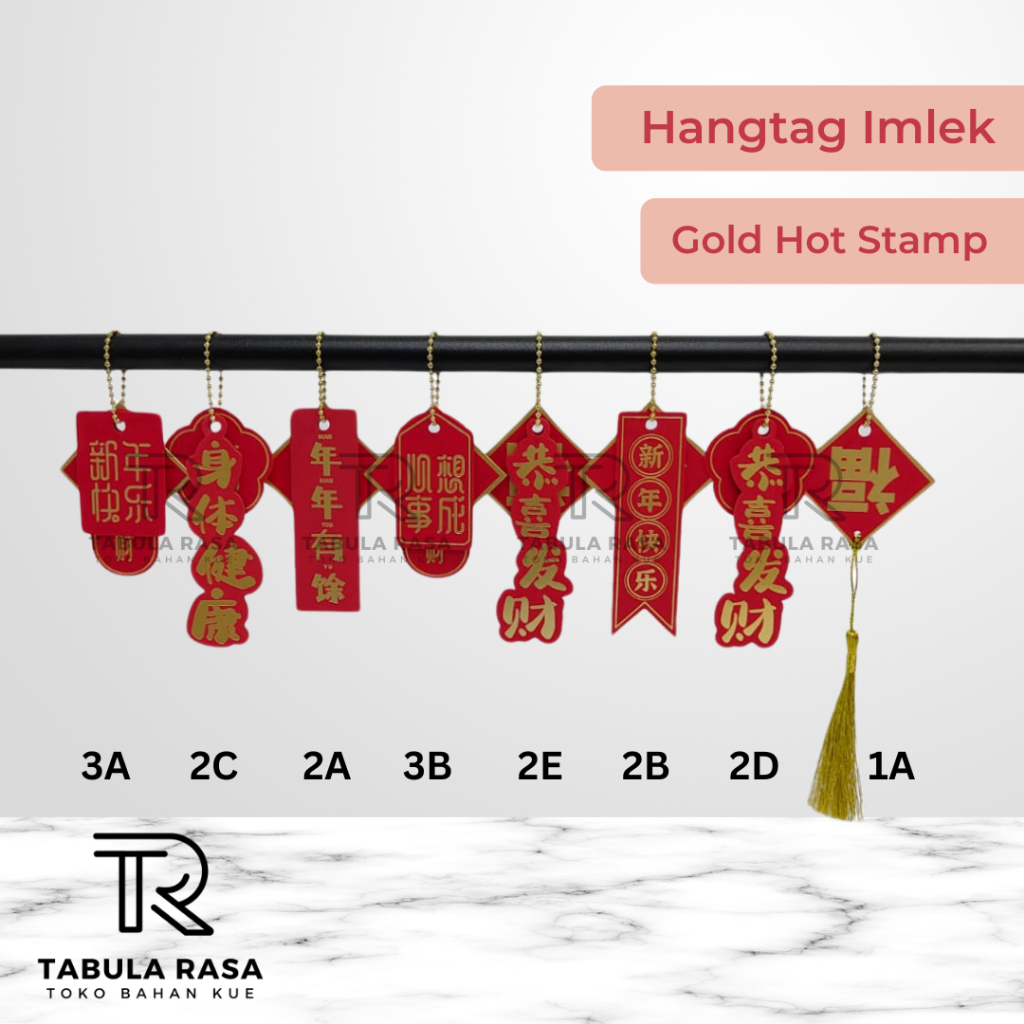 

Bundle Hang Tag Imlek Chinese New Year Hangtag set kartu ucapan hamper