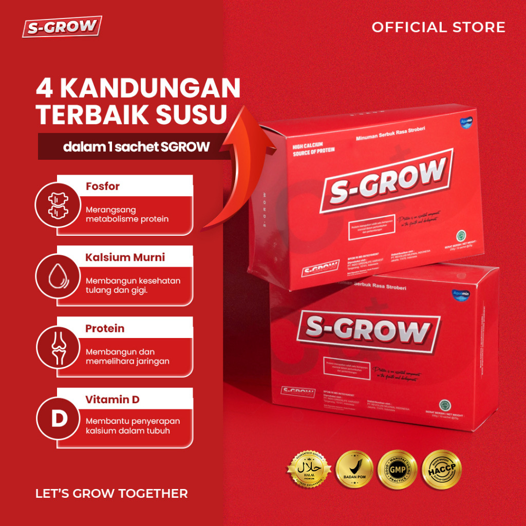 

S-GROW 2 Box Susu Peninggi Badan