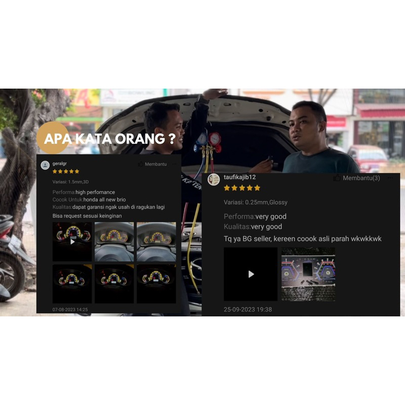 paket pemasangan custom speedometer mobil