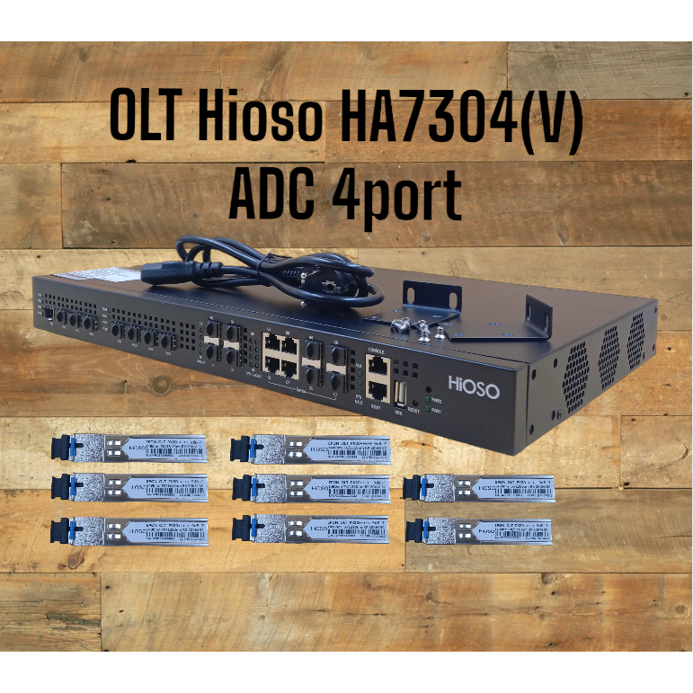 Hioso 8 Port HA7308C + SFP Hioso PX20+++++ 9db (8 Pcs) Combo Uplink