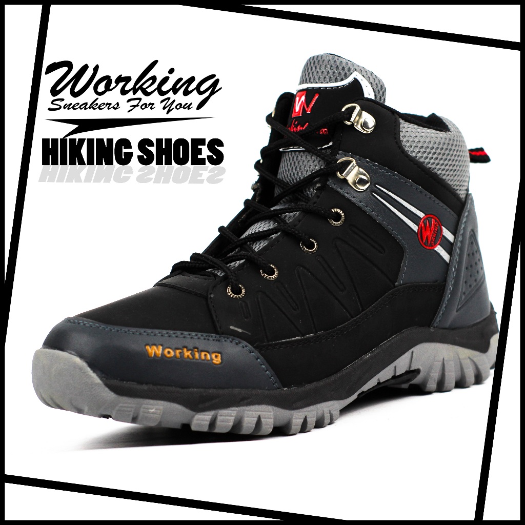 BUNDLING SEPATU HIKING WORKING BOOT