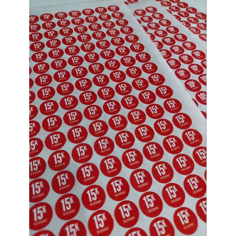 

STIKER 5 K DISKON (NOMINAL LAIN BISA REQUEST)