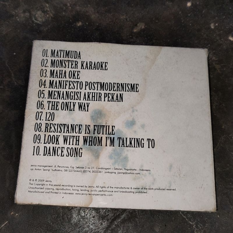 Cd jenny manifesto