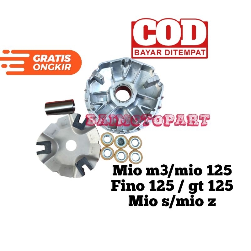 ORI rumah roller 1 set komplit roller rumah roller bush slider plat penutup mio m3 COD BJM 346