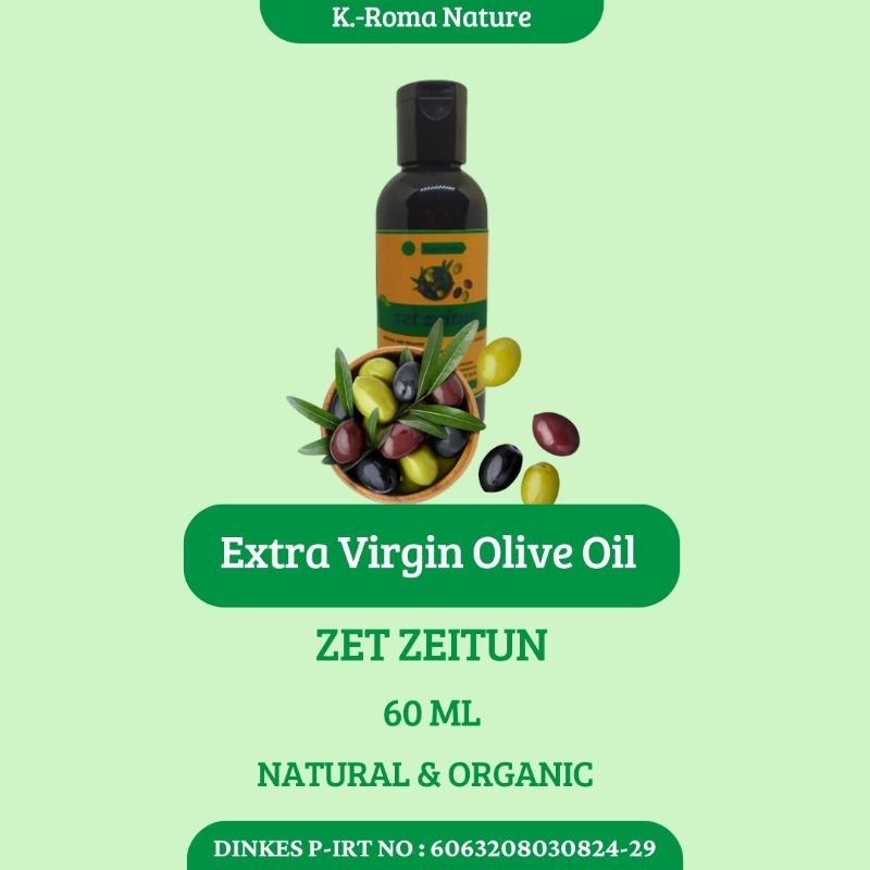 

Minyak Zaitun Asli Murni Zeitun EVOO (Extra Virgin Olive Oil) 60ml