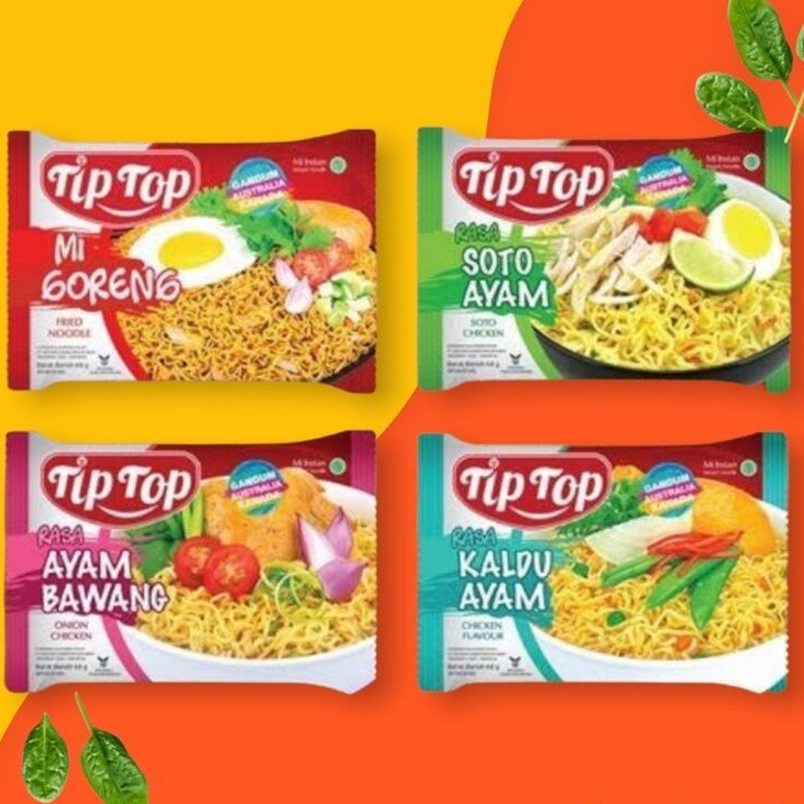 

MIE TIP TOP INSTANT VARIAN RASA 68 GRAM
