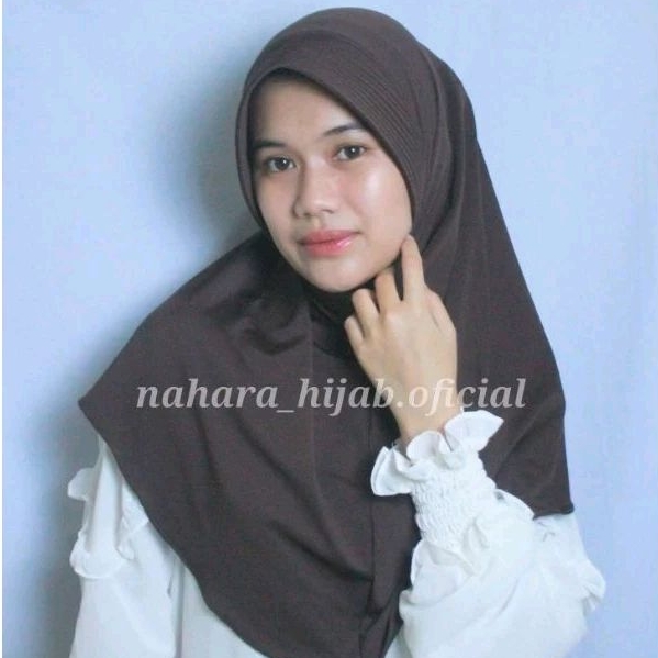 Jilbab Sport Ukuran L/Bergo sport ukuran l/hijab instan/Hijab Sporty