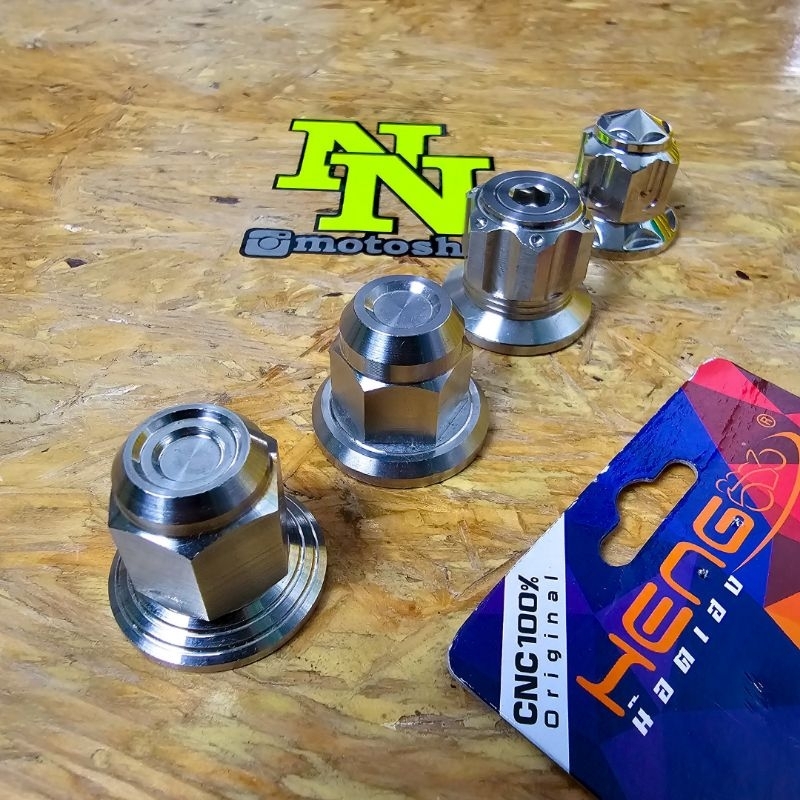 mur as roda depan belakang RX KING mur probolt stainless topi HENG thailand